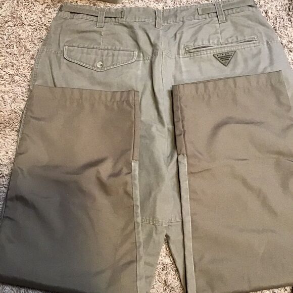 Columbia PHG 40x32 Green Hunting Gear Pants Reinforced Double Legs - Picture 2 of 10